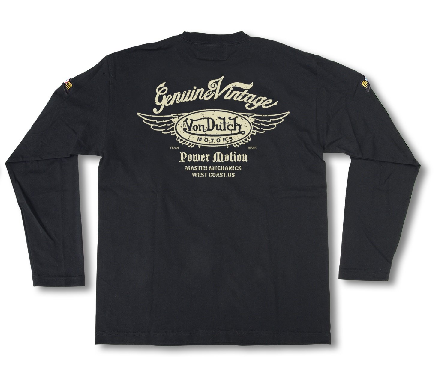 Vintage Von Dutch ロングTシャツ Amazon | ヴォンダッチ(VonDutch) バイク長袖Tシャツ LONG SLEEVE T