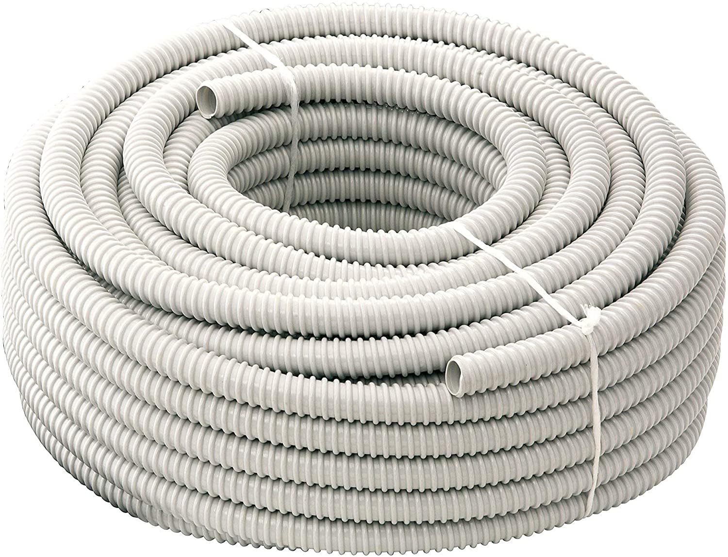 Tubifor - Tubo en espiral flexible - Tubo aislante, ondulado - Material PVC (cloruro de polivinilo) - Ideal para instalaciones eléctricas - Rollo de 30 metros TFG