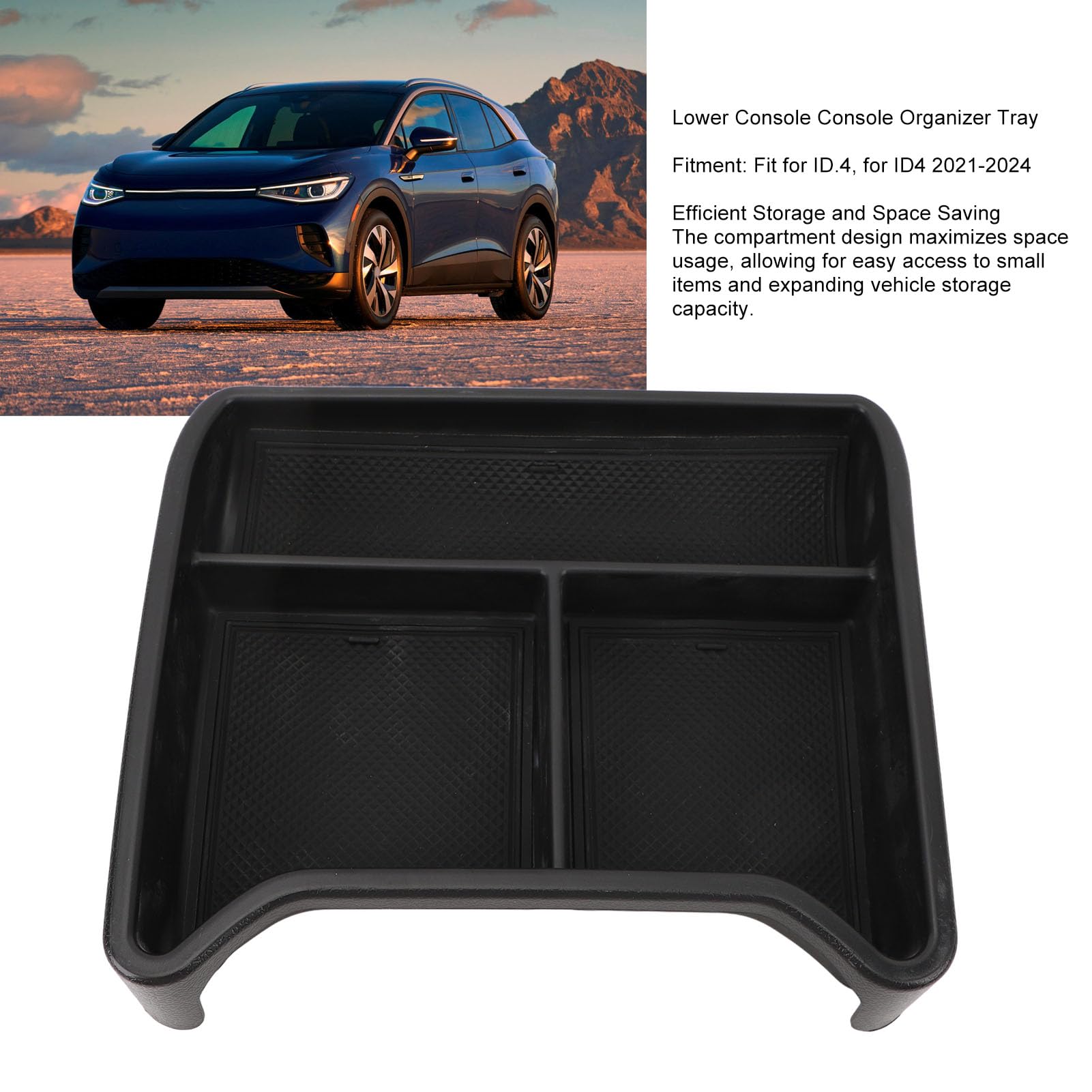 Boîte de Rangement pour accoudoir de Console Centrale Volkswagen ID.4 ID4 2021 à 2024
