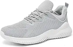 Sapatos masculinos com bico largo – Sapatos de caminhada de largura extra larga confortável tênis de corrida atlética corrida treino academia tênis para inchaço joanete fascite plantar