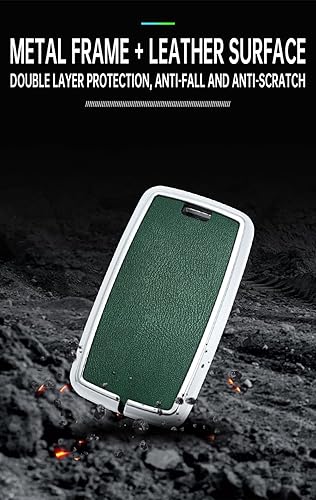 Miniatura 5 de SANRILY Funda de piel sintética para llavero Range Rover Evoque Vogue Fit para Jaguar XE XF Fit para Land Rover Freelander2 Defender 2023 Discovery