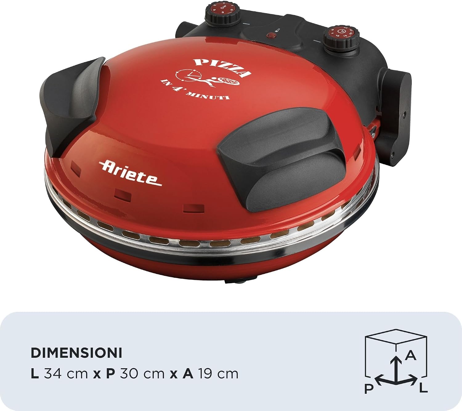 Ariete 909 Pizza Party Da Gennaro 400°C