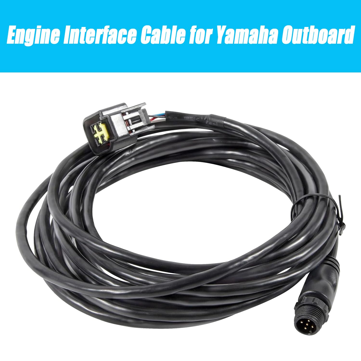 NMEA 2000 Starter Kit for Yamaha Outboard Engine Interface 2006-2023 Bundle, Marine Grade NMEA 2000 Backbone Cables Drop Cables Tees Terminators for Lowrance Garmin Replace# 000-0120-37 3004.6865