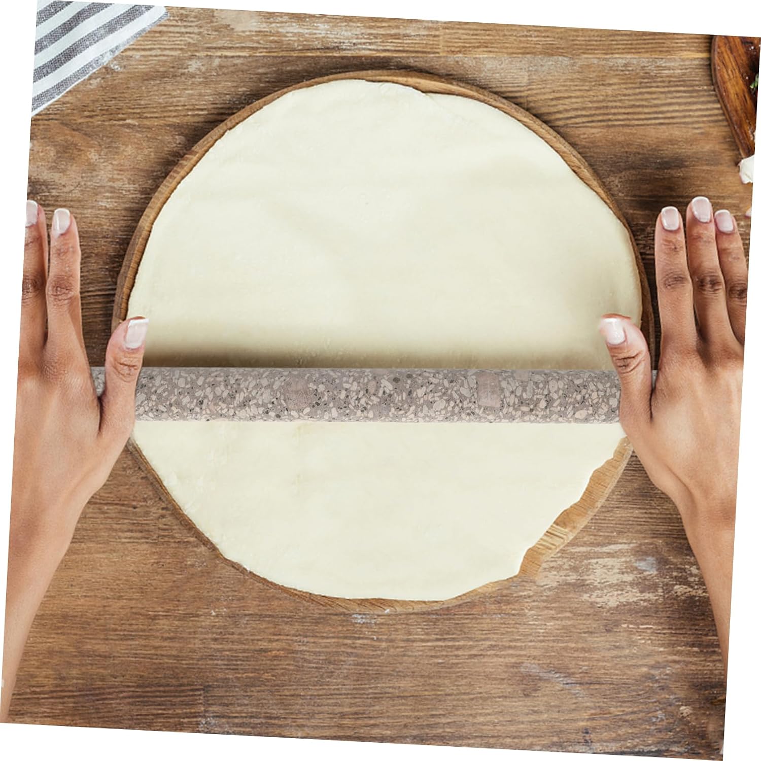Dough Rolling Pin Stone Rolling Pin Versatile for Bread Dumplings