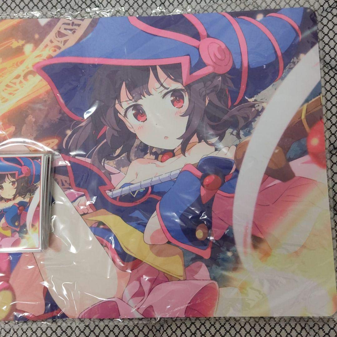 このすば BMG めぐみん プレイマット ブラックマジシャンガール　スリーブ Amazon.co.jp: このすば めぐみん プレイマット ブラック