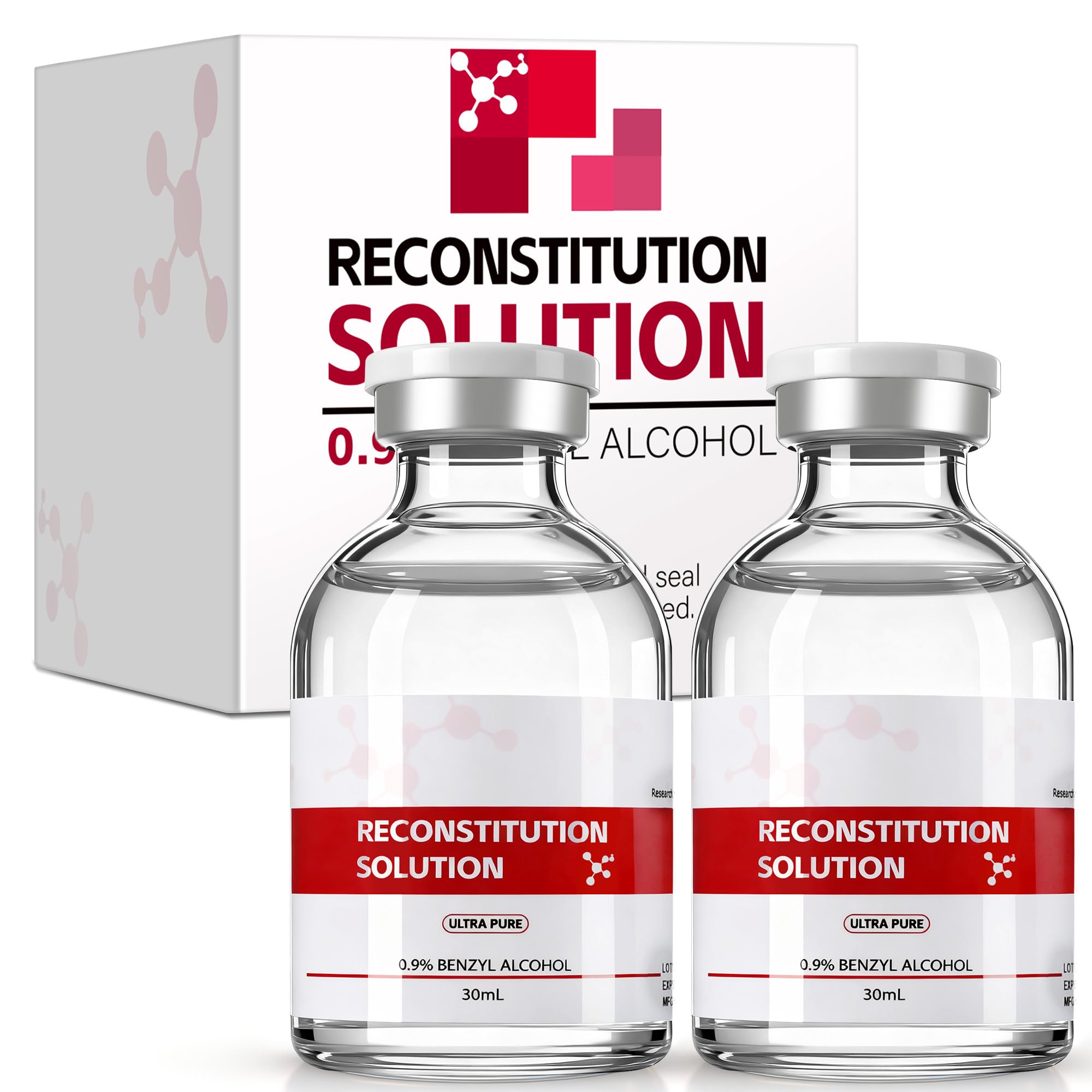 Solution 30ML 2 Pack Triple Sealed in Premium Glass Vials