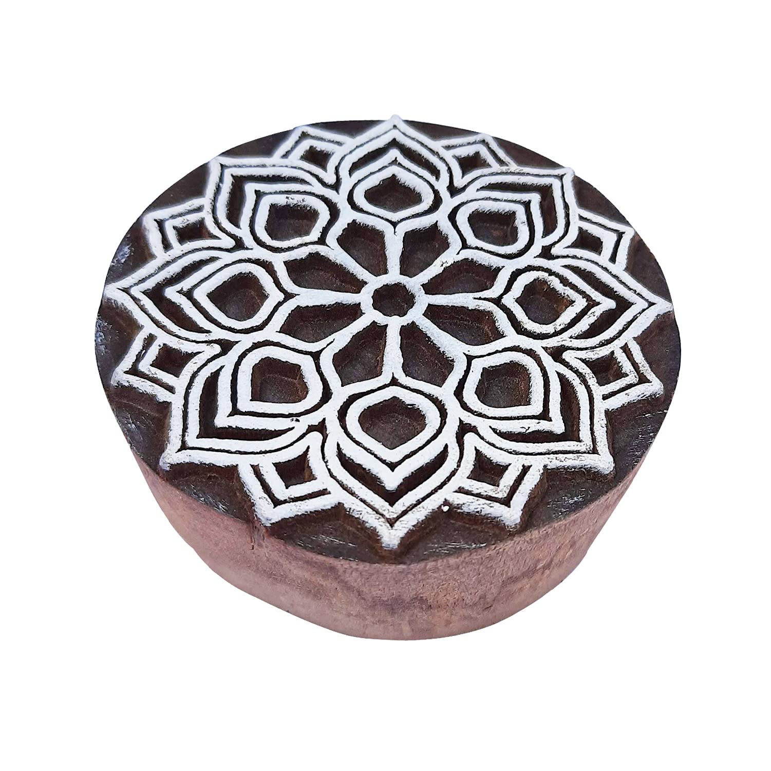 Royal Kraft Wooden Stamps DIY Fabric, Textile, Clay, Pottery, Paper, Henna Printing Blocks THBtag182
