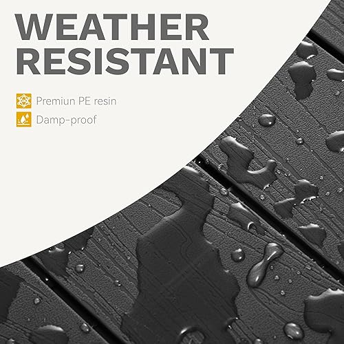 Miniatura 6 de DWVO Caja de almacenamiento exterior de 30 galones, contenedor de almacenamiento exterior con cerradura para herramientas de jardinería, flotadores