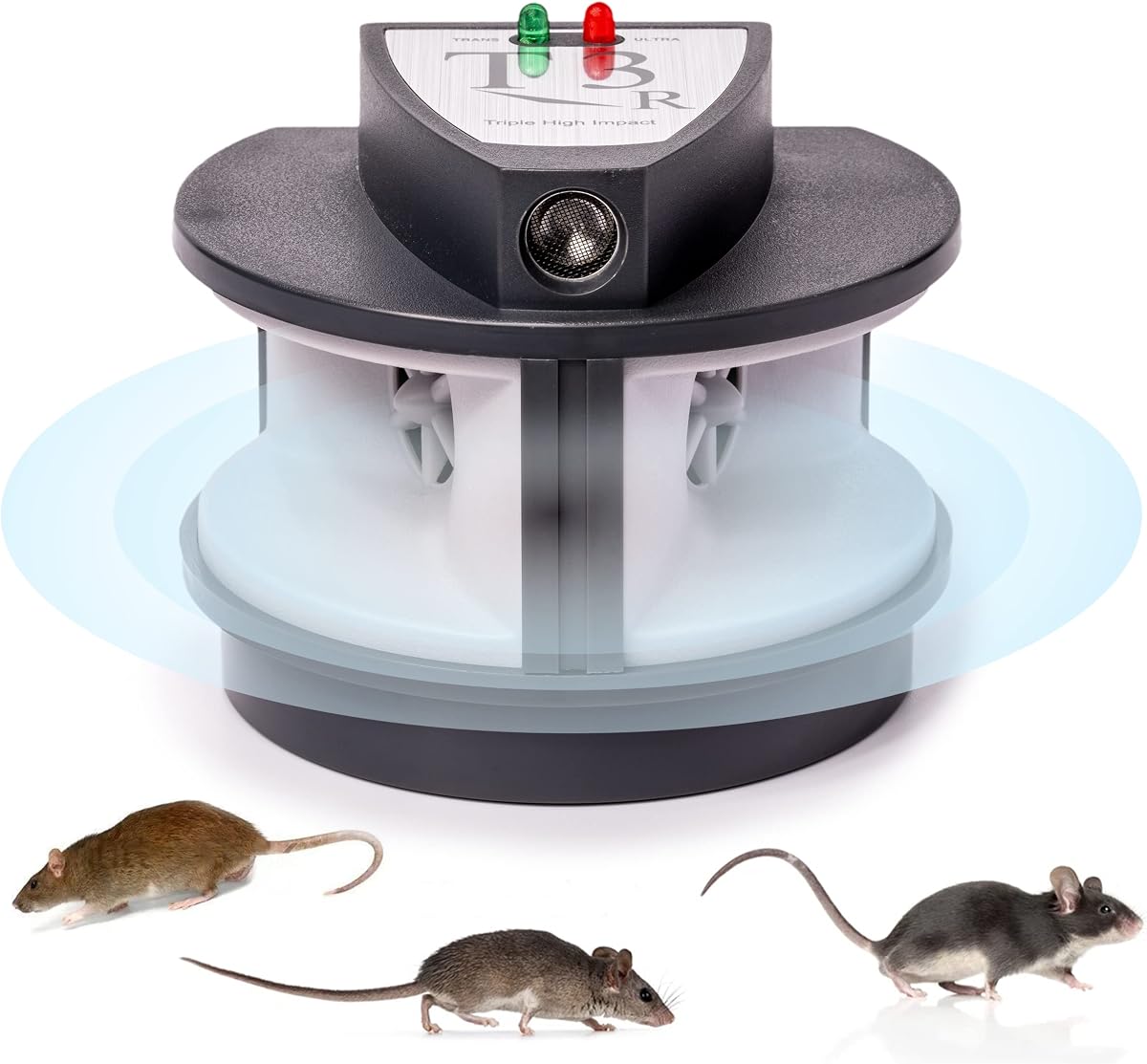 T3-R Triple Repelente de Ratones, Ratas y Roedores de Alto Impacto