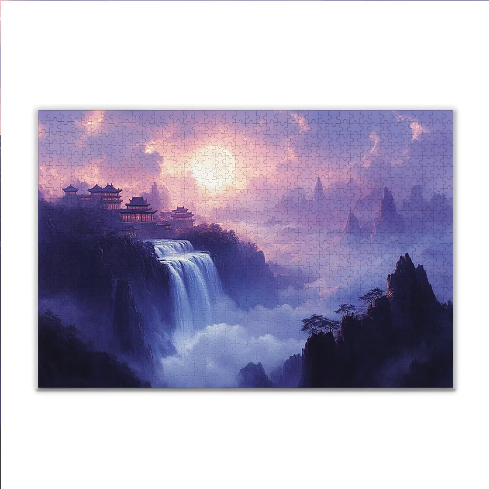 Puzzle 2000 Piezas Adultos Puzzle Caer Paisaje Rompecabezas Adultos XXL 100 x 70cm, Impossible Rompecabezas, Jigsaw Arte Juego Educa Familiar Aliviar El Estrés, Regalos para Hombres y Mujeres H-0