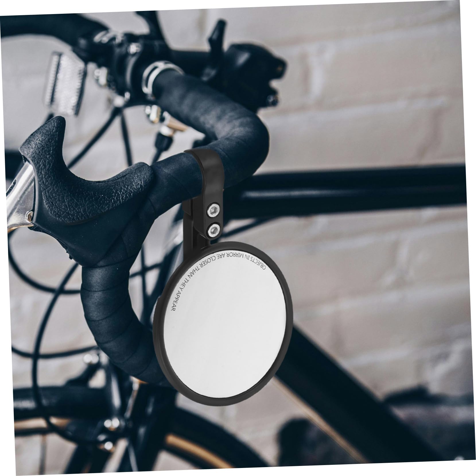 Rétroviseur de Guidon pour Vélo, Lot de 2, Noir, 22-24 Mm