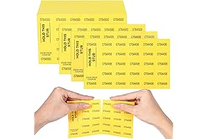 500 Count Raffle Ticket Sheets For Fundraising Events