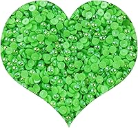 Vista 24 de 1500 piezas de cuentas de media perla de 4 mm, color AB negro, cuentas de perlas planas para manualidades, cuentas de plástico redondas, cuentas