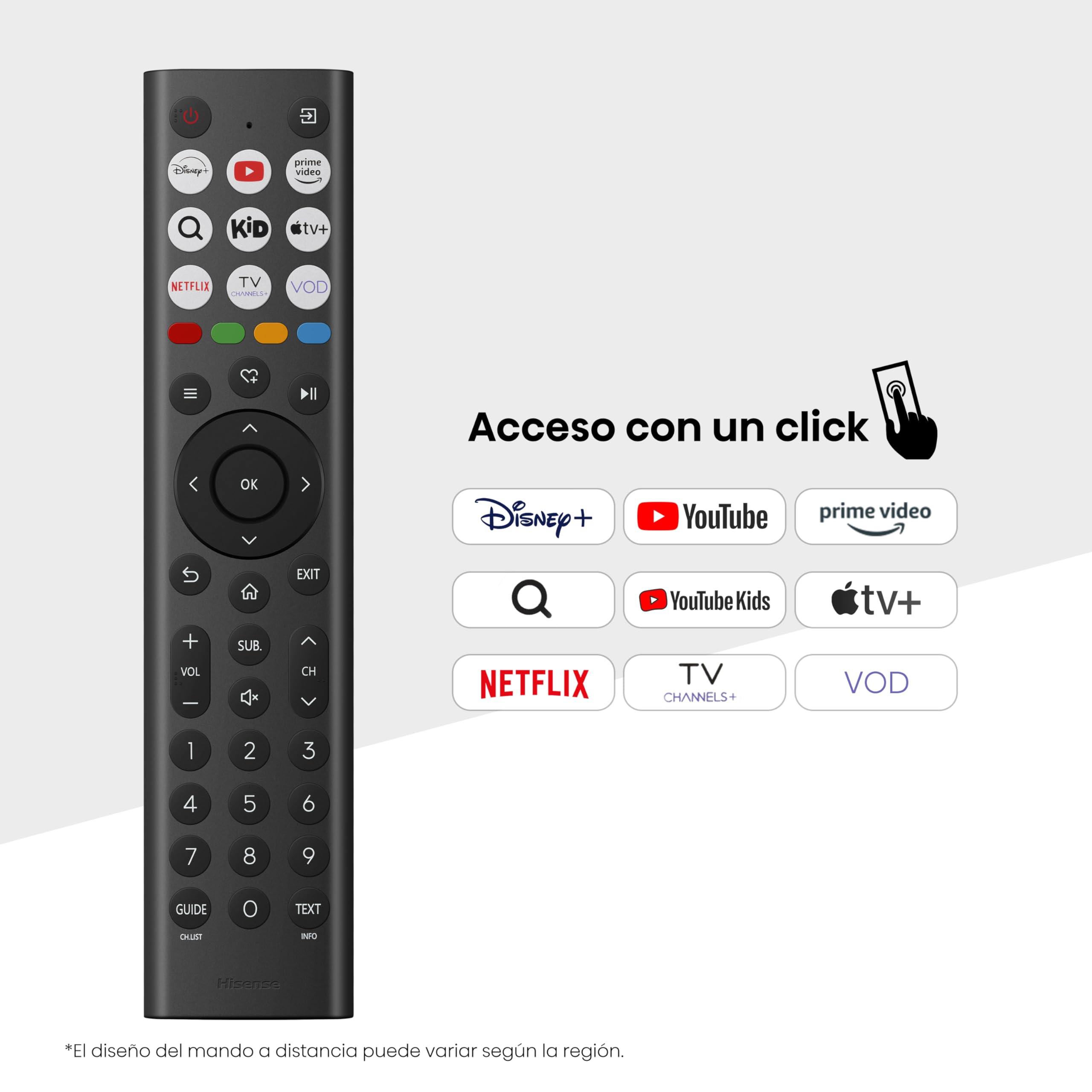 Hisense 40A4Q - FullHD Smart TV 40 Pulgadas, Modo Juego, Deportes IA, Sonido Dolby DTS HD, Alto Contraste, Función Compartir en el Televisor, DVB - T2, Auto Ordenación de los Canales TDT