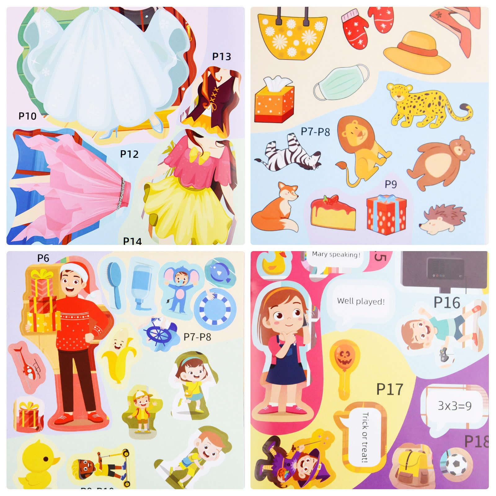 Libro Adesivi 3D Riutilizzabili Per Bambini - Giochi Educativi Con Veicoli E Scene - Foto 3