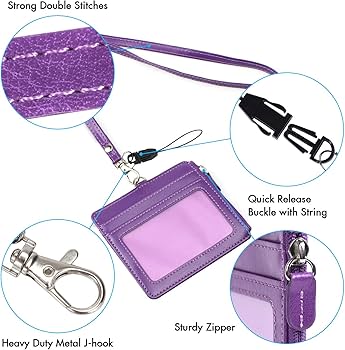 Amazon | Wisdompro IDカードホルダー 横型 両面 ネームホルダー 首