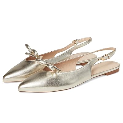 Jack Rogers Lennox Flat Sling Metallic Nappa Women