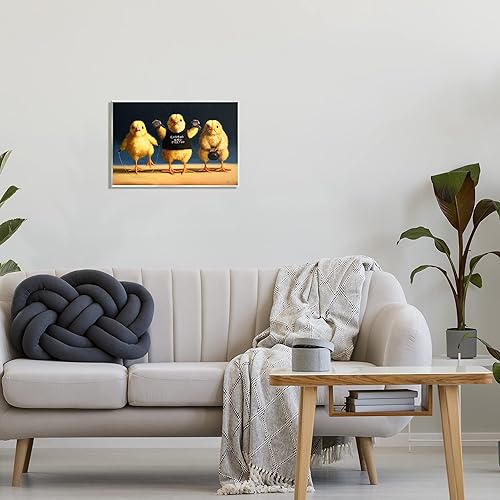 Miniatura 8 de Stupell Industries Placa de pared con diseño de animalitos y animales divertidos para ejercicios de Lucia Heffernan