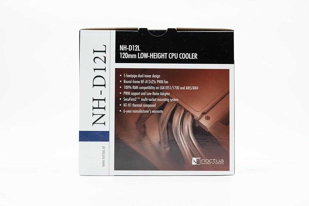 Amazon.co.jp: Noctua NH-D12L, 全高145mm 高さ低めのデュアル