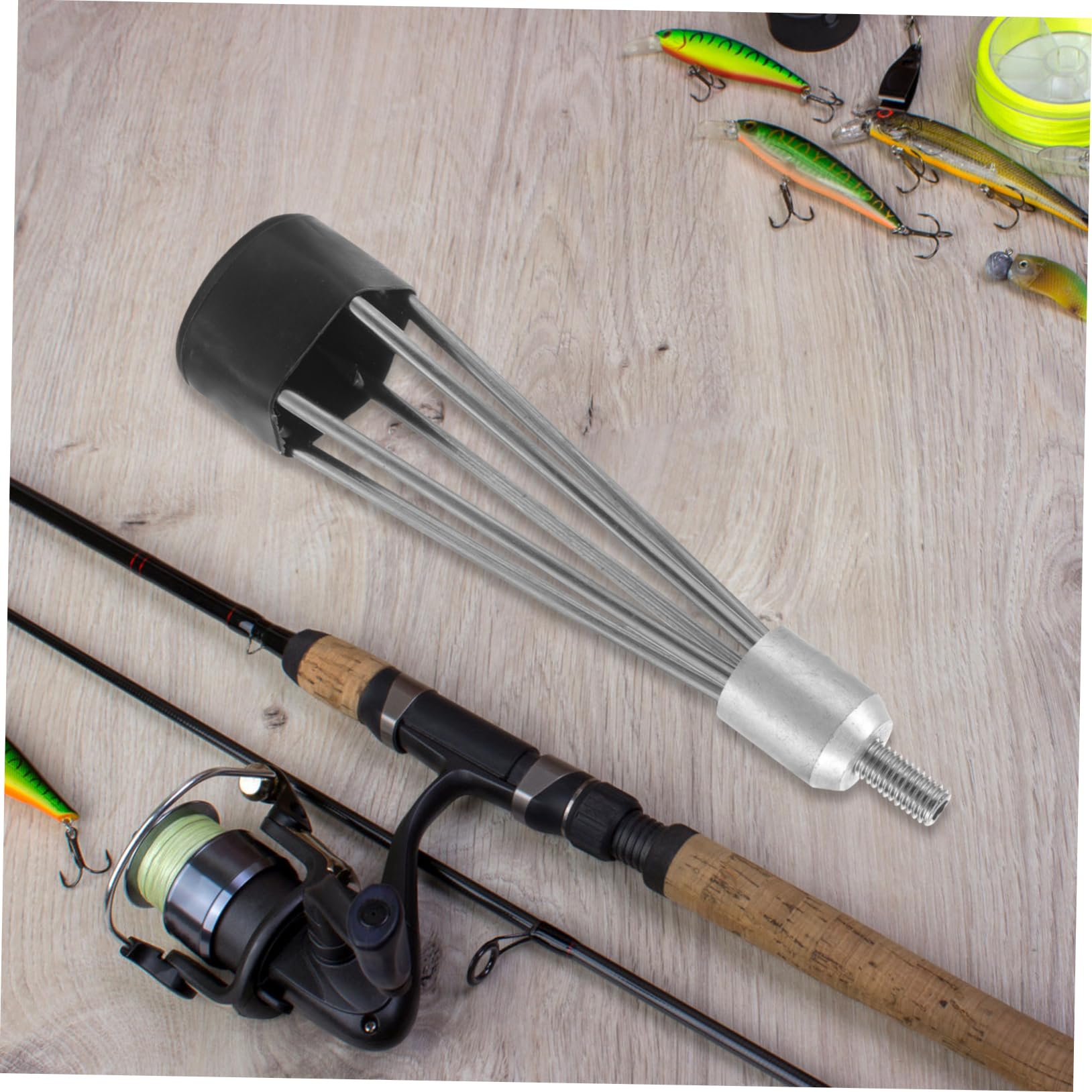 KICHOUSE Multi-use Fishing Accessories Set Prong Head Fishing Fork Ideal for Lakes Rivers Streams