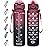Enerbone 32 oz Drinking Water Bottle with Times to Drink and Straw, Motivational with Carrying Strap, Leakproof BPA & Toxic Free, Ensure You Drink Enough Water for Fitness Gym Outdoor