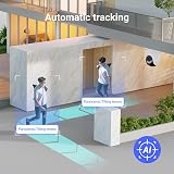 EZVIZ CB8 Lite 2K+ Telecamera WiFi Esterno con Pannello Solare, PTZ 360° AOV, Rilevamento di Persone/Veicoli, Audio Bidirezionale, Visione Notturna a Colori, Difesa Attiva - 6