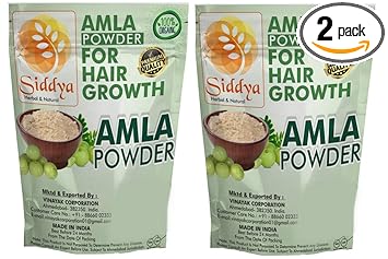 Siddya Amla Reetha Orange Neem Bhringraj Henna Indigo Brahmi Ashwagandha Powder For Hair