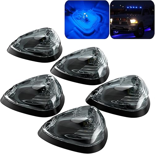Miniatura 8 de PSEQT Luces Marcadoras de Techo de Cabina 10 LED Ámbar Luces de Gálibo Superiores Compatibles con Ford 1999-2016 F150 F250 F350 F450 F550 Super Duty