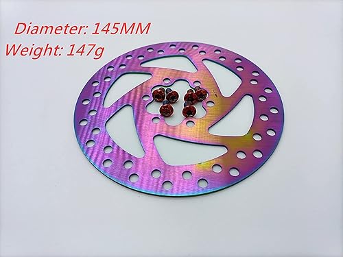 Miniatura 6 de SPEDWHEL Freno de disco colorido de 5.709 in para Kaabo Wolf Warrior Scooter Eléctrico Disco de Freno Skateboard Recambios