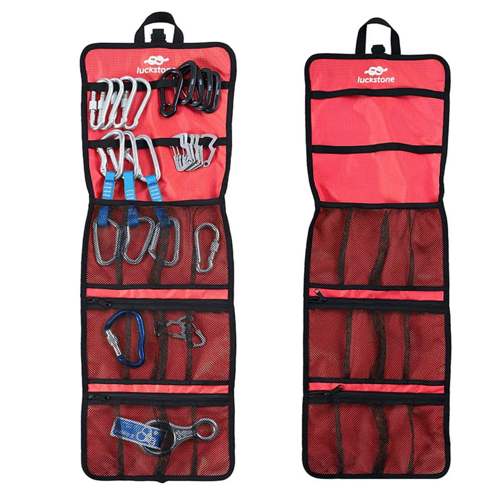 Lixada Bolsa de Almacenamiento Colgante Quickdraw para Escalada, Organizador de Equipo