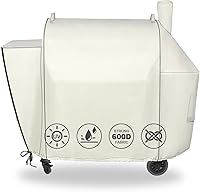 Vista 13 de QuliMetal Funda para ahumador eléctrico Pit Boss Serie 3 – Cubierta para parrillas Pit Boss PBV3G1 Ahumador vertical 600D resistente al agua