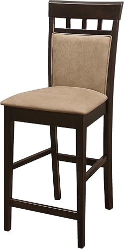 Miniatura 6 de Coaster Home Furnishings - Gabriel - Wood Upholstered Counter Height Chairs (Set of 2) - Closed Back, Padded Seat and Back - Dining Room & Kitchen -