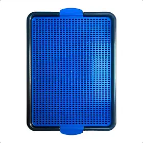 Tapete Higiênico Sanitário para Cachorros Xixi Pet Dog Banheiro Lavável Canino Reutilizável Azul