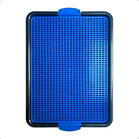 Tapete Higiênico Sanitário para Cachorros Xixi Pet Dog Banheiro Lavável Canino Reutilizável Azul
