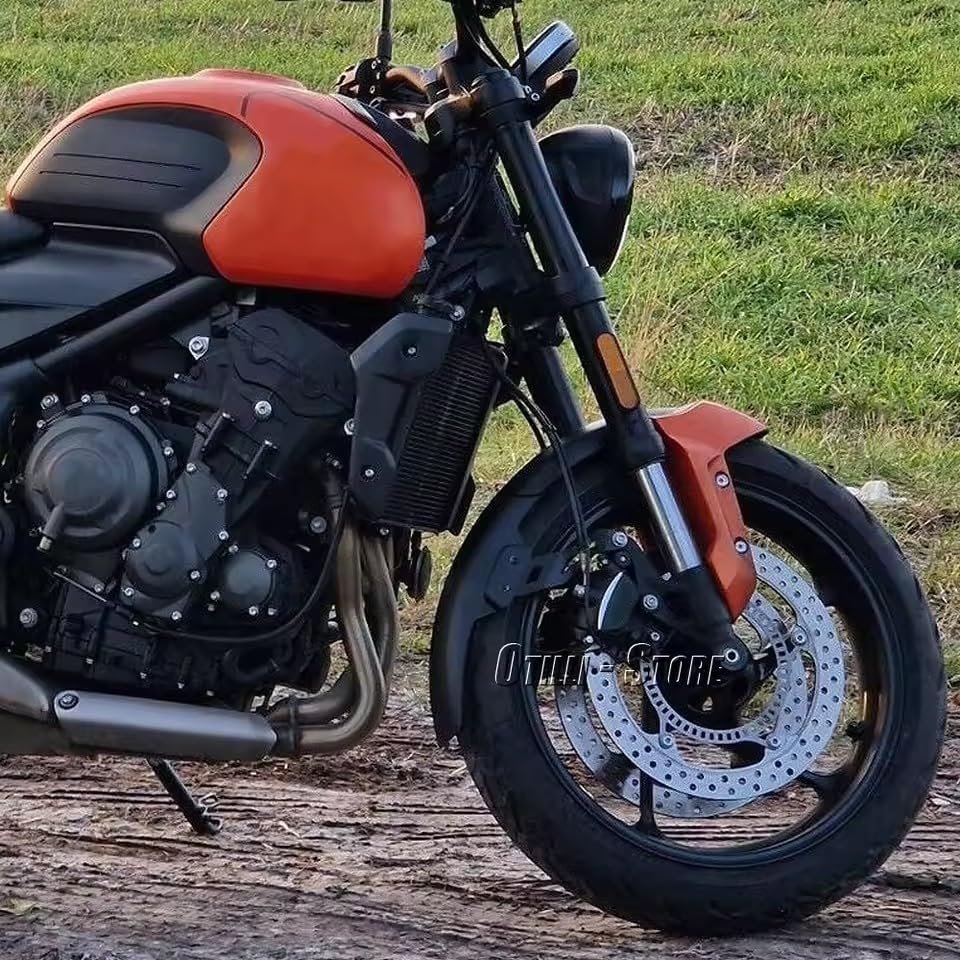 New Motorcycle Extended 310mm Mudguard ABS Mud Guard Kit Front Fender for Trident 660 TRIDENT660 Trident660 2021 2022 2023 2024
