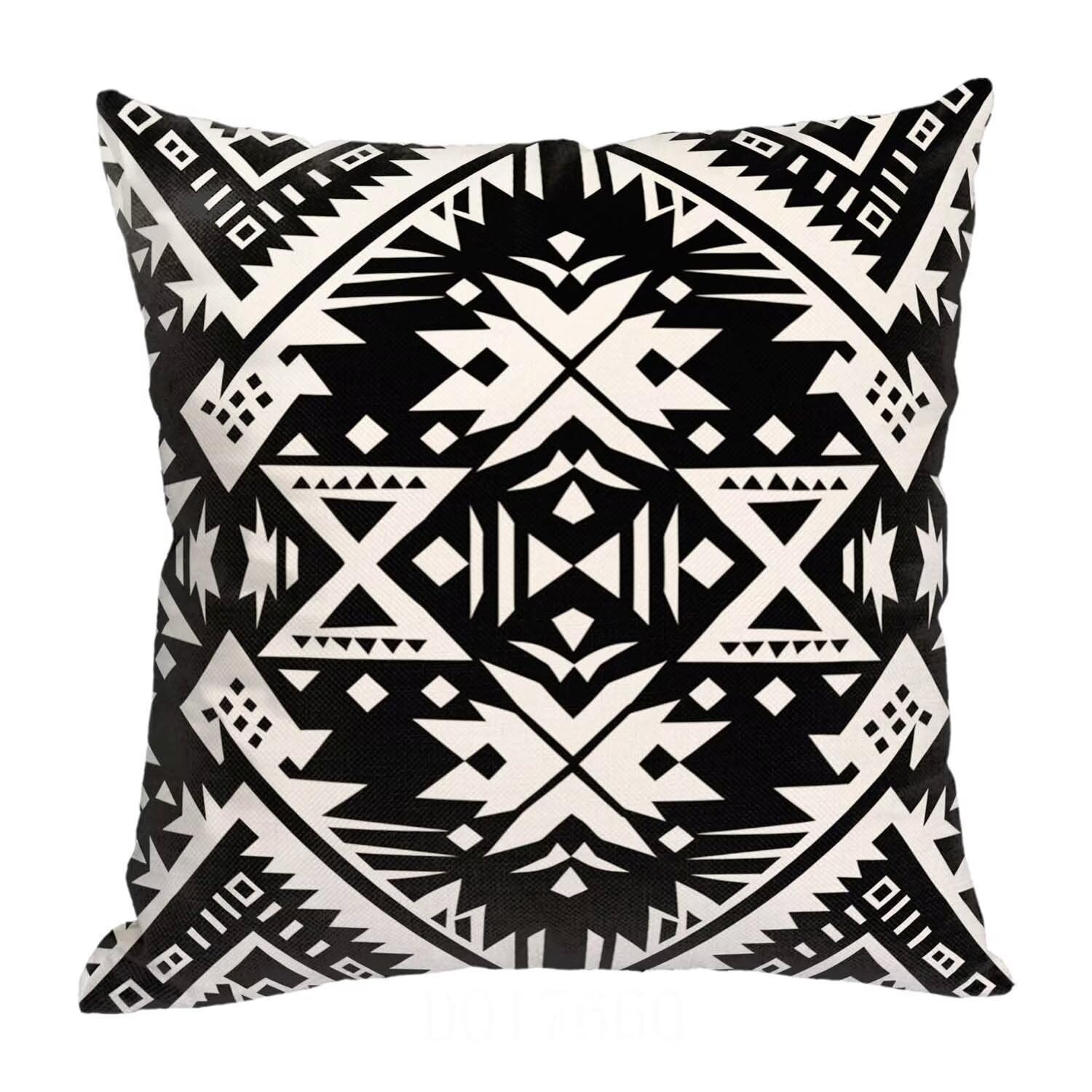 Fundas Cojines SuavesGeometríA Fundas Cojines Cuadradas Suaves Funda Almohada Cojines Suaves Sillas Jardin para Oficina Jardín Cama Sofá Banco Interior Juego de 4 Funda Cojin En Blanco Y Negro mu-435