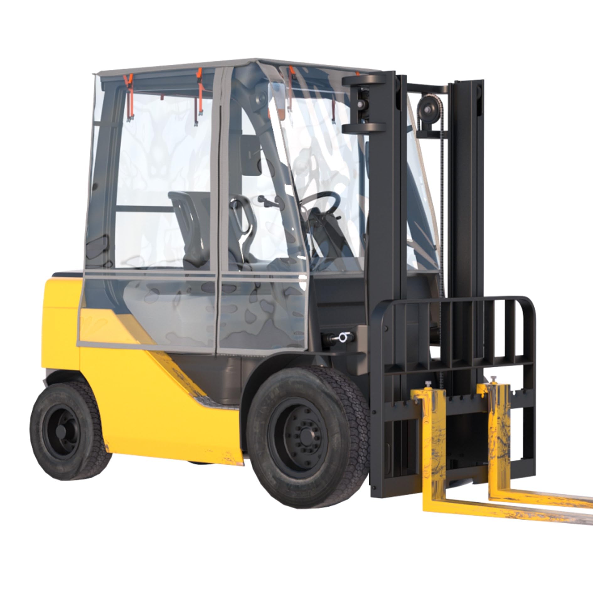 Forklift Cab Cover - Rain & Sun Protection -7