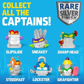 SUPERTHINGS KAZOOM POWER Battle – One Pack. Box of 25 surprise blind bags with collectible figures. Each blind bag contains 1 Surprise Superthing and 1 Checklist.