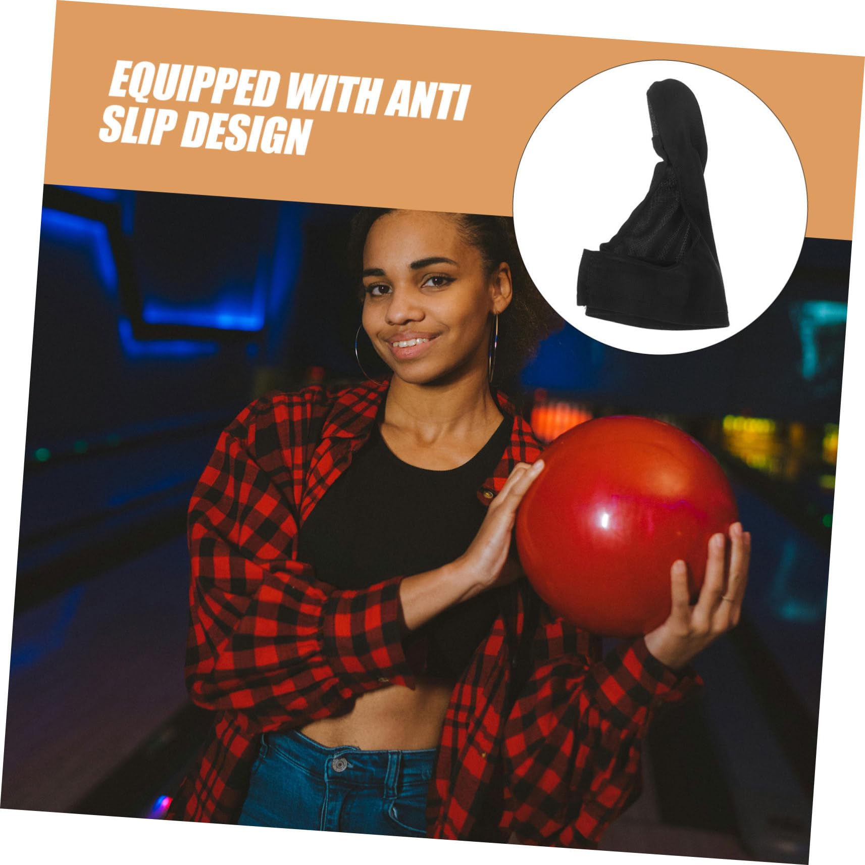 Garneck Bowling Gloves Lightweight Breathable and Thumb Guard for Safe Bowling