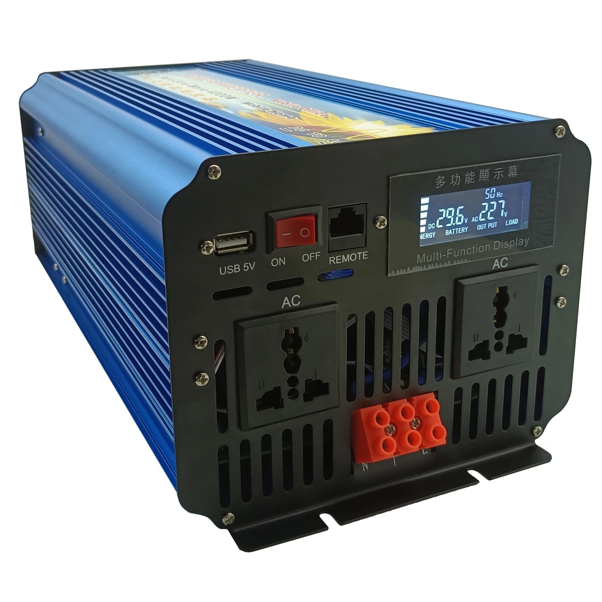JJKKOZVQF 4000W DC 12V TO AC 110V 120V 60HZ 8000W Inverter Universal(PEAK POWER 8KW 60HZ,12V,110-120V)