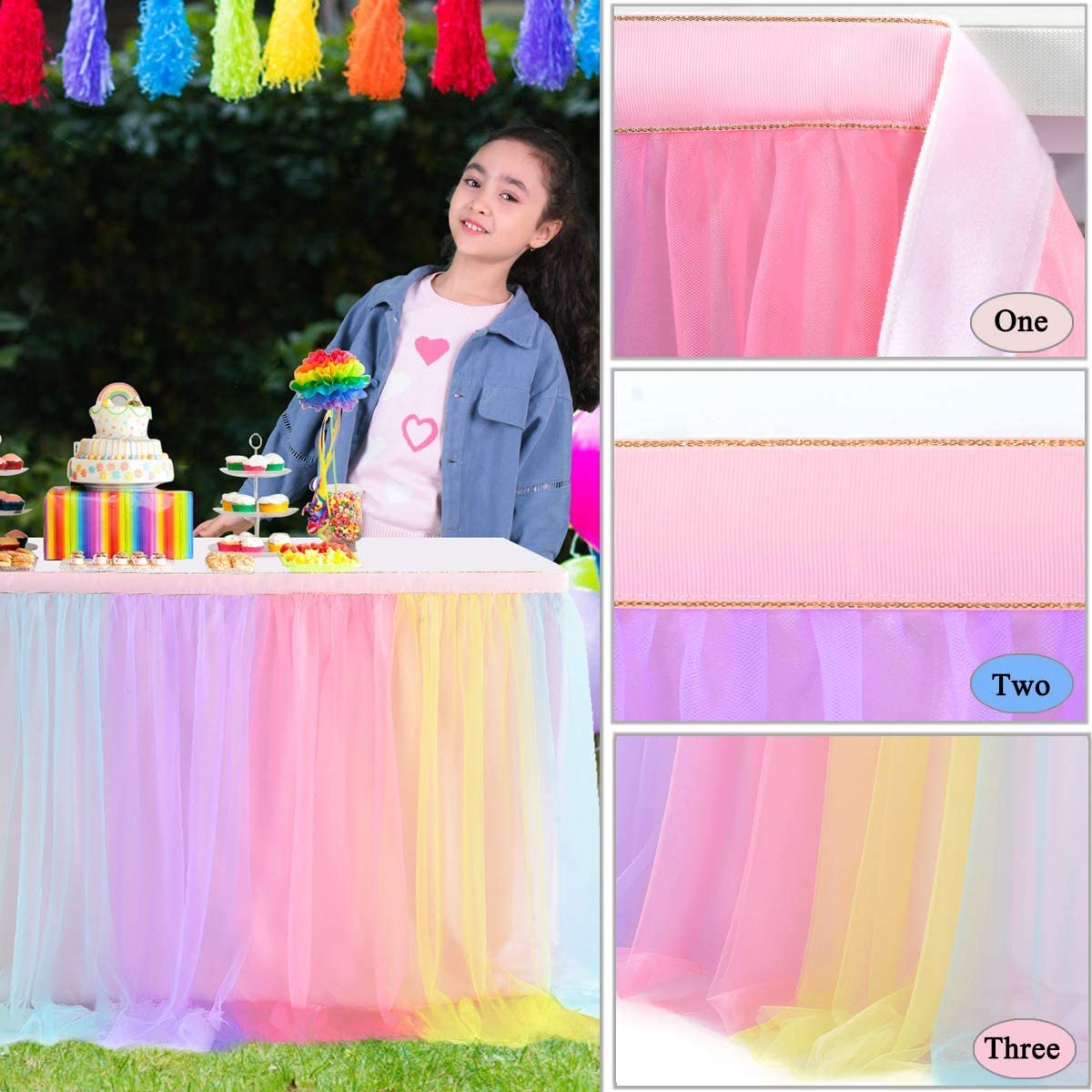 ZADAWERK® Tulle - 15 cm x 45 m - turchese - 1 rotolo - decorazione da tavolo - matrimonio - tulle di natale - regalo - fiocco - velo - tutu