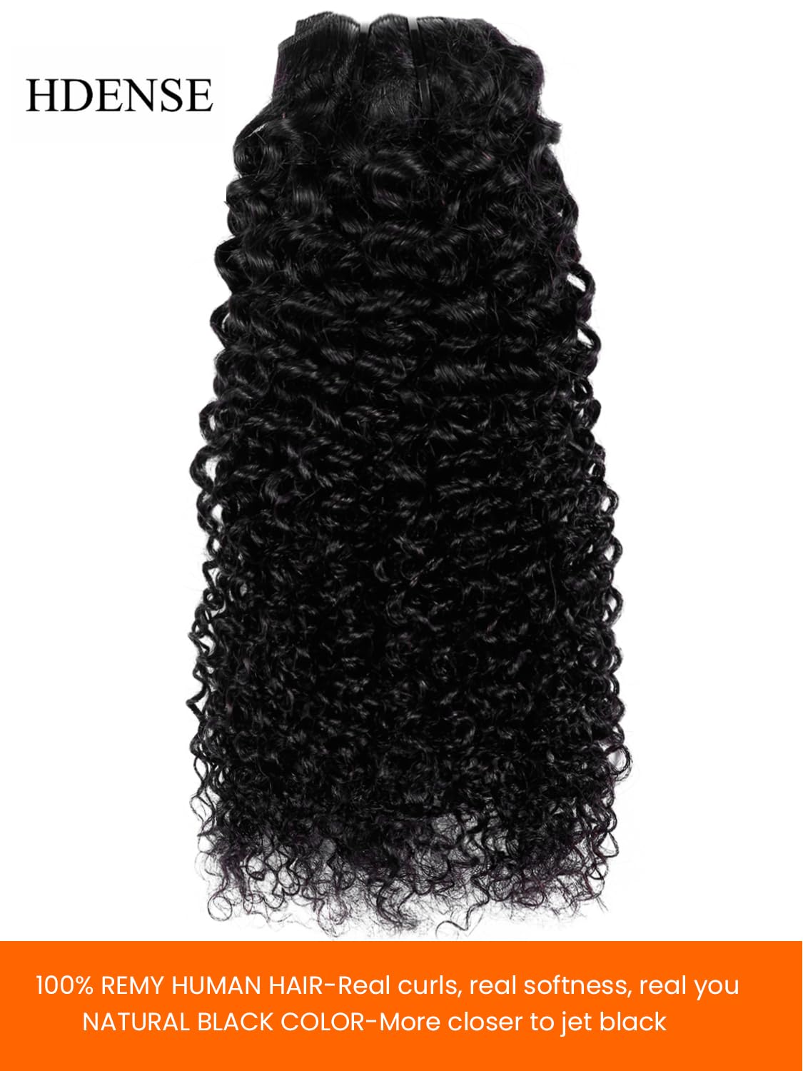 Kinky Curly Clip in Hair Extensions Real Human Hair Black Women 3B 3C Soft Luxurious Thickness Curly Clip ins Human Hair Double Weft Natural Black Hair Clip ins Short 12Inch 4.23oz 8Pcs
