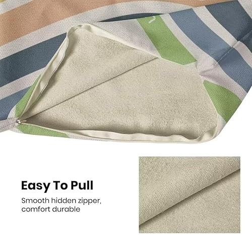 Miniatura 5 de Juego de 2 fundas de almohada bohemias de 20 x 20 pulgadas, con cita inspiradora "I Am Kind Smart, Grave Confidence Loved Enough Loved Enough ",