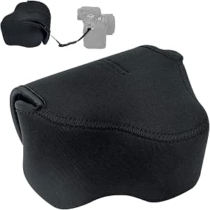 JJC Étui Protection Ultra Léger Pour Leica Q3, Canon EOS R7 R10 - Noir
