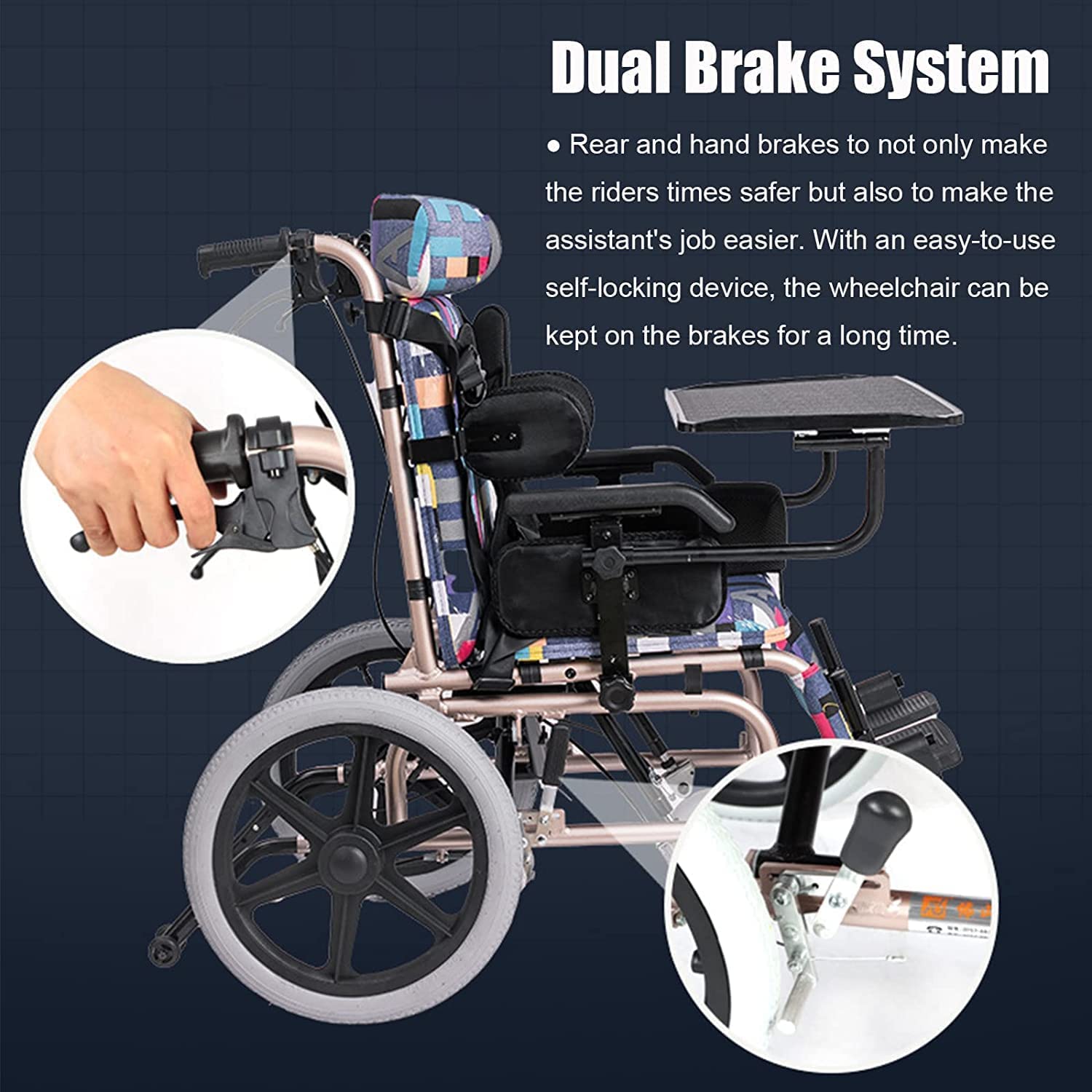車椅子　子供用　テーブル付 Amazon | 超軽量子供用車椅子折りたたみ小型トラベルチェア取り外し