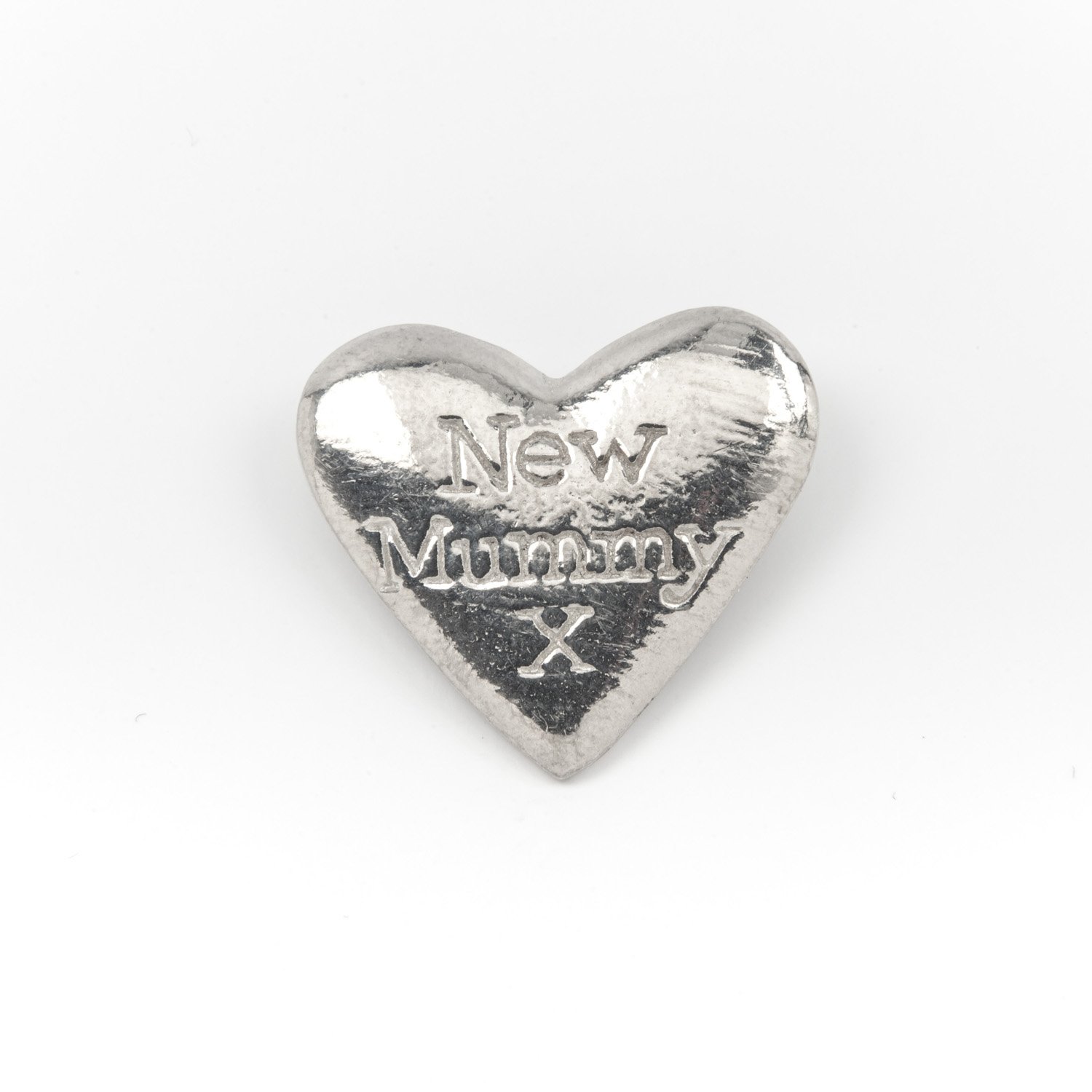 Metal Planet Ltd New Mummy (kiss) miniature heart keepsake pocket token - Gift