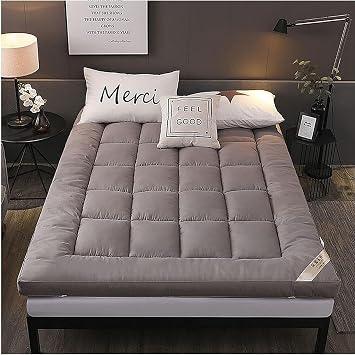 Traditional Japanese Tatami Mattress Topper Soft Thick Foldable Single Double Comfortable Sleeping Roll Up Guest Mattress Pad