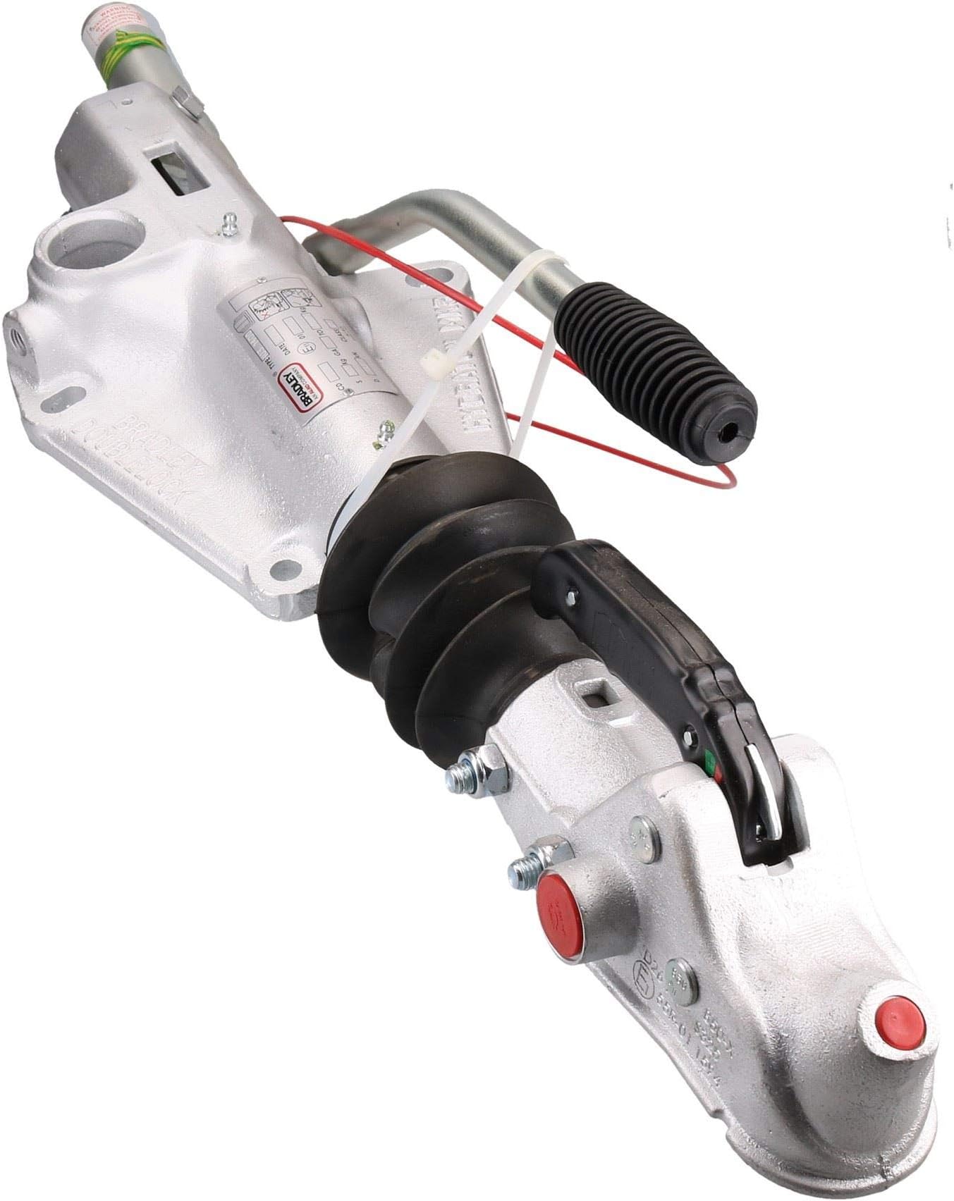 Trailer Braked Hitch Coupling with Lock 1400kg Bradley 50mm Tow Ball Bar