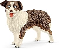 Vista 6 de Schleich Farm World, juguetes de animales para niñas y niños de 3 a 8 años, juego de 5 piezas, perrera para perro, rojo