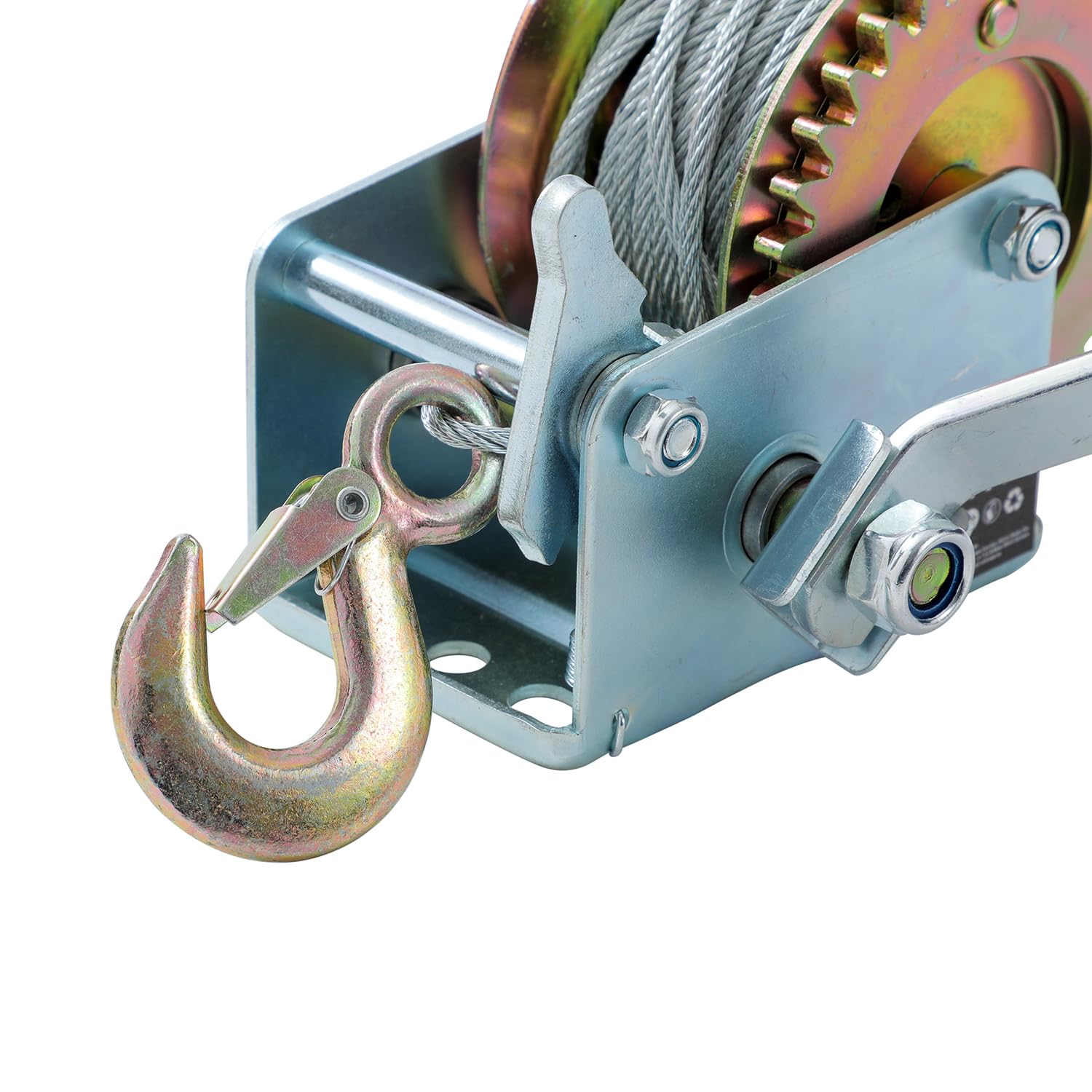 KATSU Tools Cabrestante Manual 600lbs 270kg con Cable de Acero de 10m, para Remolques de Coche, Barco, Camión y Recuperación de Emergencias para SUV ATV UTV 325930